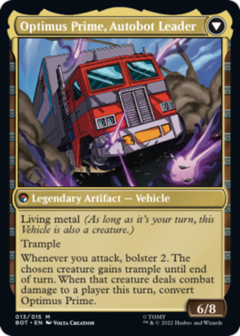 Optimus Prime, Hero // Optimus Prime, Autobot Leader (foil)
