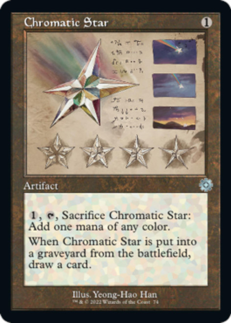 Chromatic Star (Schematic Art) | The Brothers' War Retro Artifacts