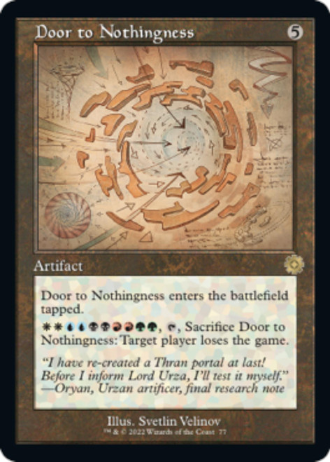 Door to Nothingness (Schematic Art)