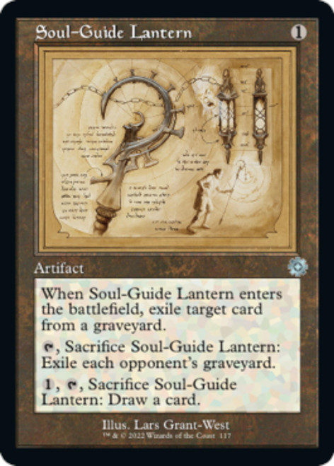 Soul-Guide Lantern (Schematic Art) | The Brothers' War Retro Artifacts