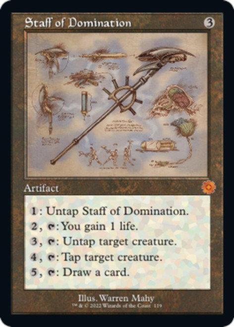Staff of Domination (Schematic Art)
