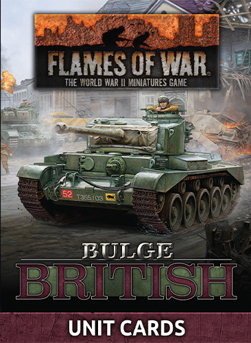 Flames of War - Bulge: Bulge: British Unit Cards