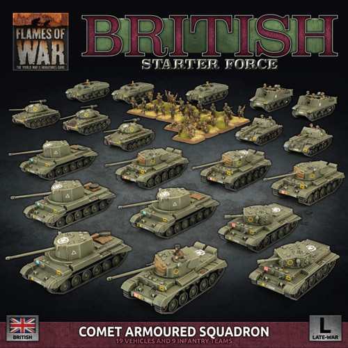 Flames of War - Bulge: British Comet Armoured Squadron - Starter Force