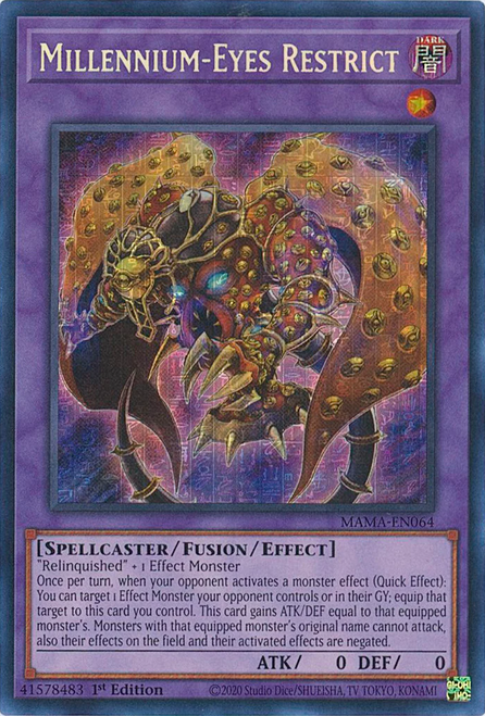 MAMA-EN064 Millennium-Eyes Restrict (Pharaoh's Rare)