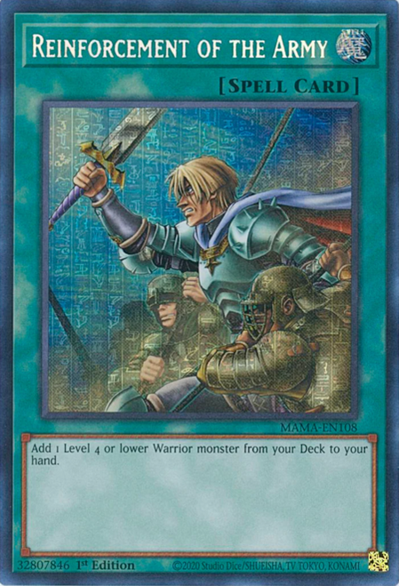 MAMA-EN108 Reinforcement of the Army (Pharaoh's Rare)