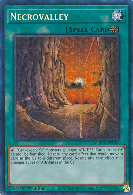MAMA-EN109 Necrovalley (Pharaoh's Rare)