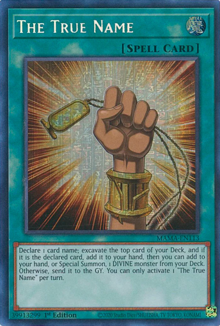 MAMA-EN113 The True Name (Pharaoh's Rare)