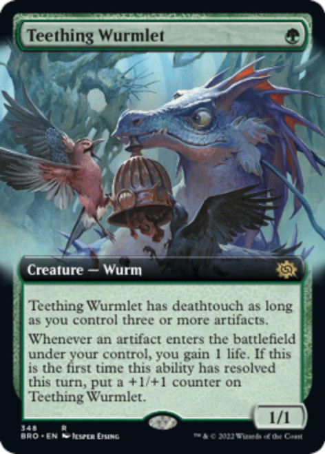 Teething Wurmlet (Extended Art) | The Brothers' War