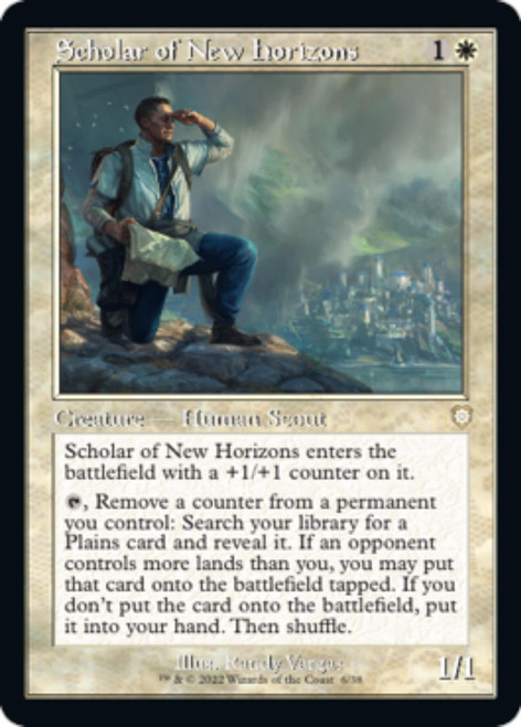 Scholar of New Horizons (Retro Frame) | The Brothers' War Commander