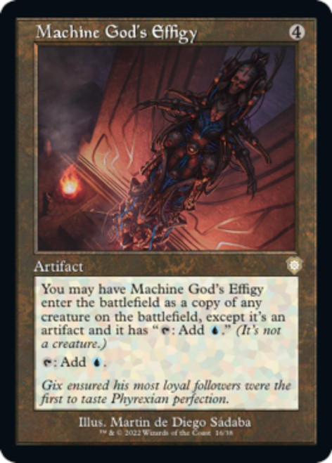 Machine God's Effigy (Retro Frame) | The Brothers' War Commander