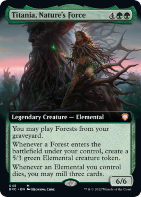 Titania, Nature's Force (Extended Art) | The Brothers' War Commander