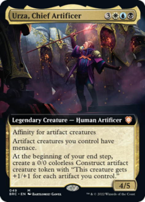 Urza, Chief Artificer (Extended Art) | The Brothers' War Commander