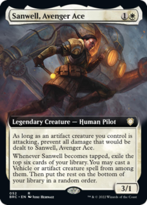 Sanwell, Avenger Ace (Extended Art) | The Brothers' War Commander