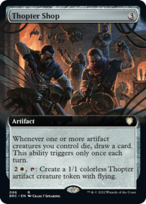 Thopter Shop (Extended Art) | The Brothers' War Commander