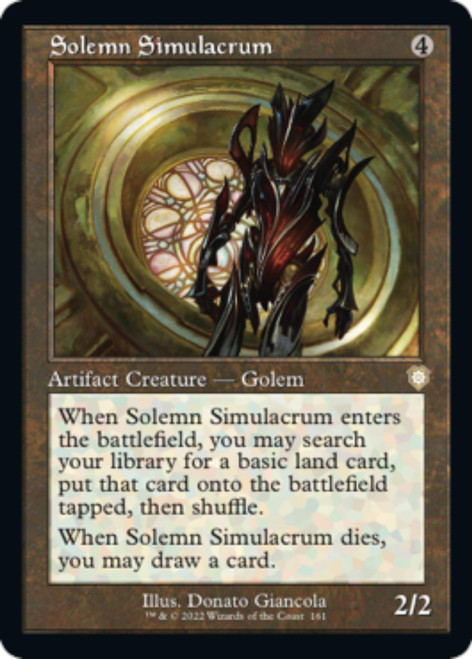 Solemn Simulacrum (Retro Frame) | The Brothers' War Commander