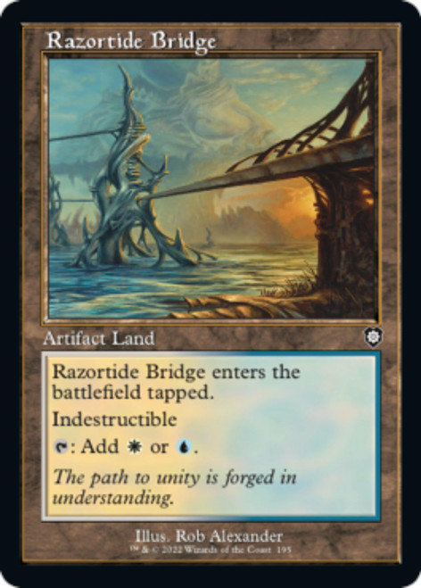 Razortide Bridge (Retro Frame) | The Brothers' War Commander