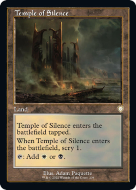 Temple of Silence (Retro Frame) | The Brothers' War Commander
