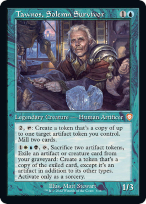 Tawnos, Solemn Survivor (Retro Frame foil)