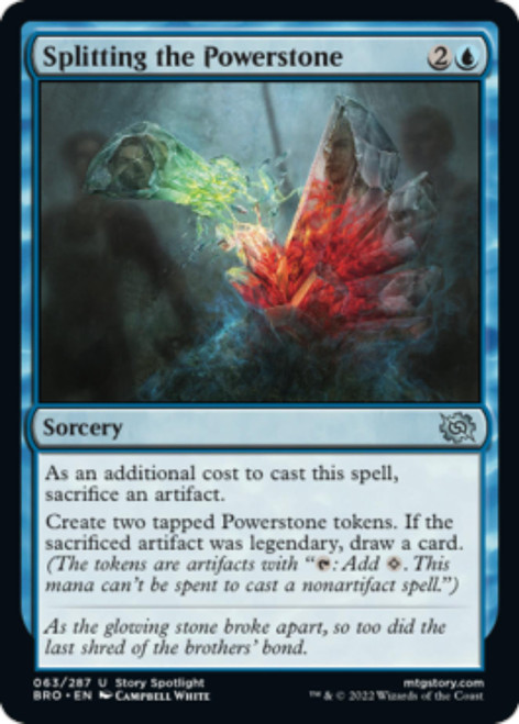 Splitting the Powerstone (foil) | The Brothers' War