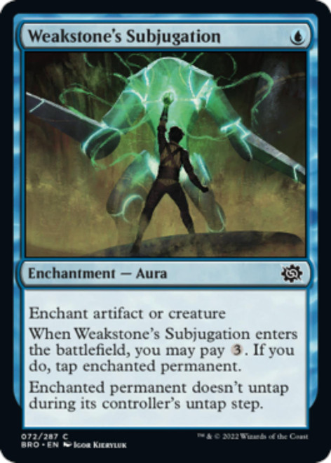 Weakstone's Subjugation (foil)