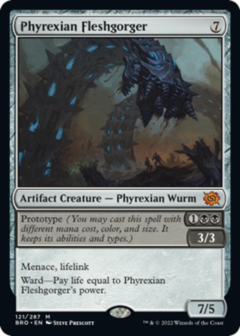 Phyrexian Fleshgorger (foil) | The Brothers' War