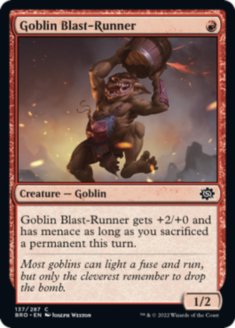 Goblin Blast-Runner (foil) | The Brothers' War