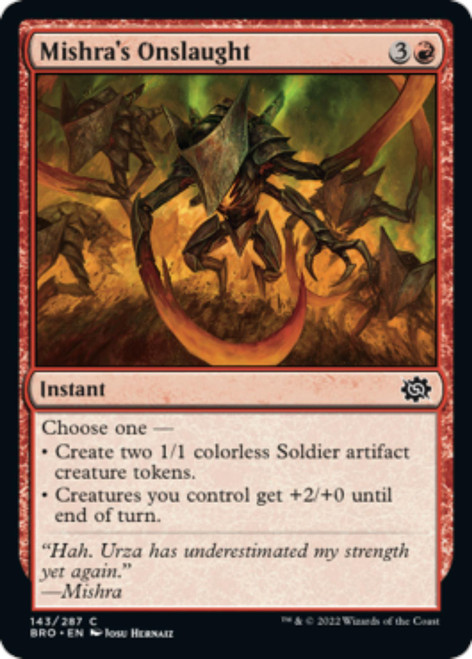 Mishra's Onslaught (foil)