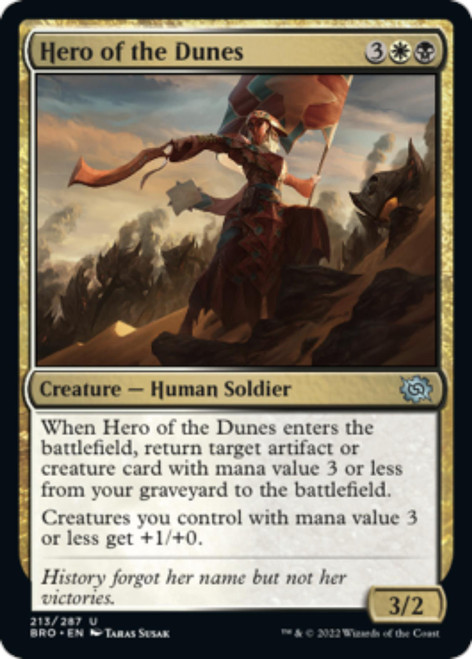 Hero of the Dunes (foil) | The Brothers' War