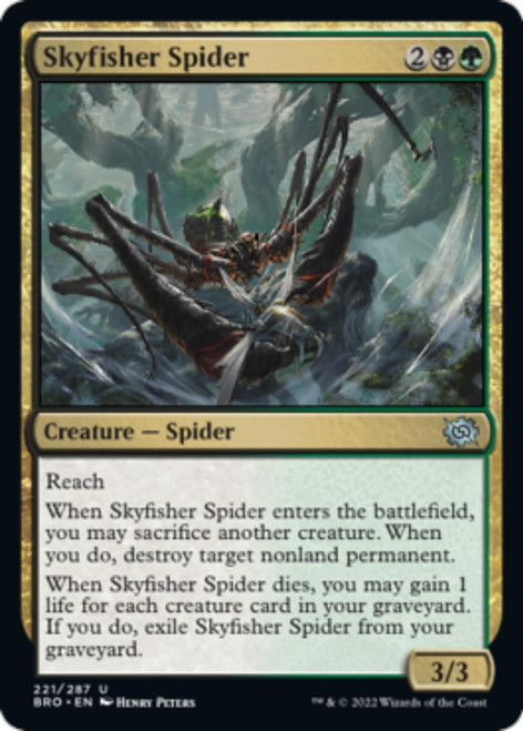 Skyfisher Spider (foil) | The Brothers' War