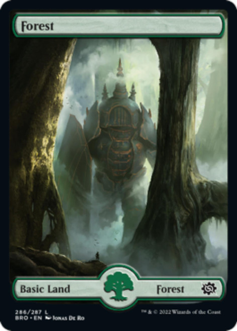 Forest #286 (Borderless Art foil) | The Brothers' War