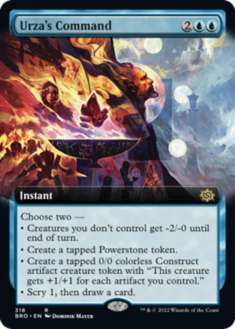 Urza's Command (Extended Art foil) | The Brothers' War