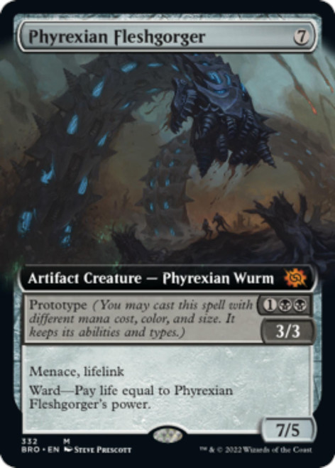 Phyrexian Fleshgorger (Extended Art foil)