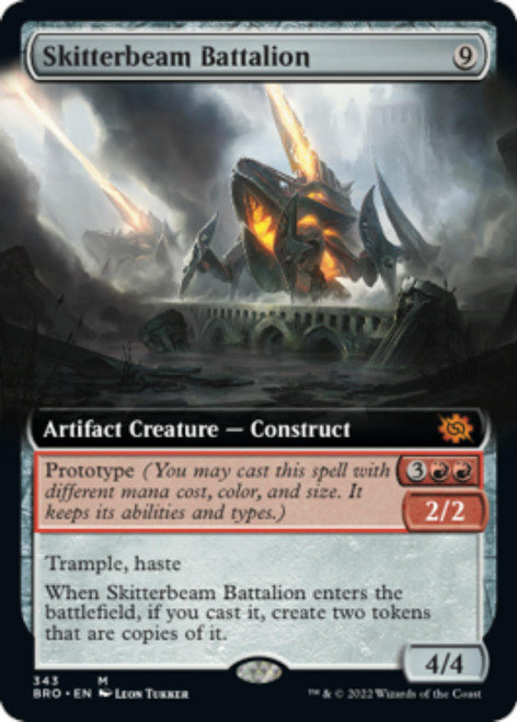 Skitterbeam Battalion (Extended Art foil) | The Brothers' War