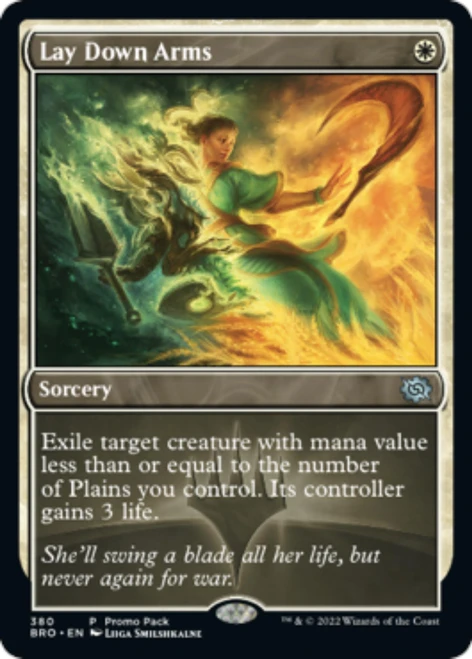 Lay Down Arms (Promo Pack Foil)