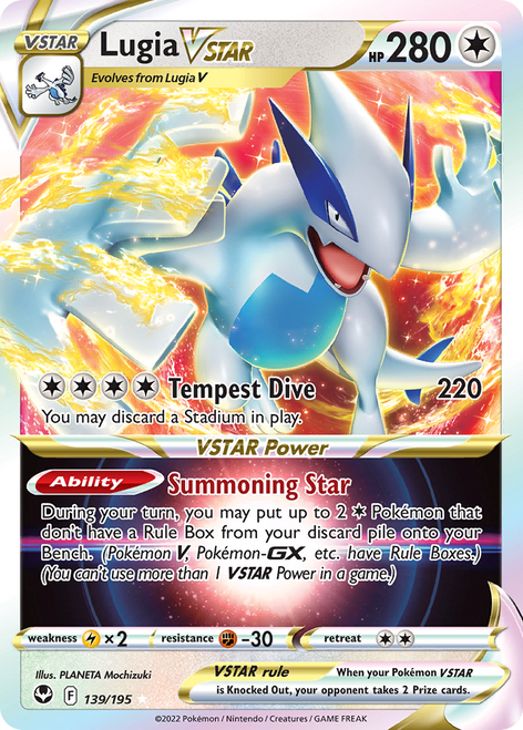 SWSH Silver Tempest 139/195 Lugia VSTAR (Full Art)