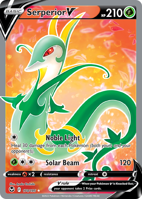 SWSH Silver Tempest 170/195 Serperior V (Full Art)