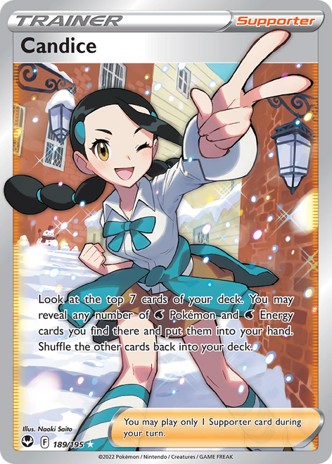 SWSH Silver Tempest 189/195 Candice (Full Art)