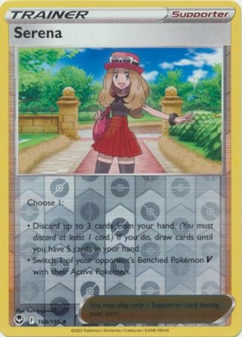 SWSH Silver Tempest 164/195 Serena (Reverse Holo)