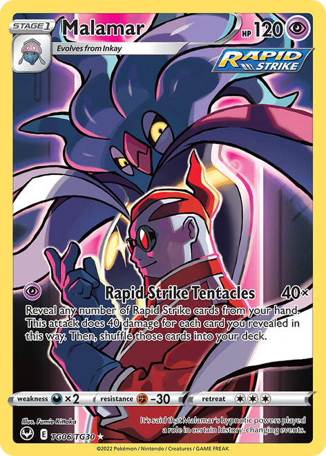 SWSH Silver Tempest TG06/TG30 Malamar (Full Art)