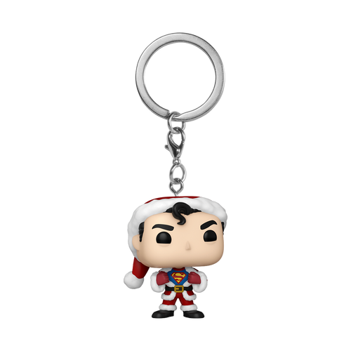 Pocket POP! Keychain: DC Super Heroes - Superman in Holiday Sweater