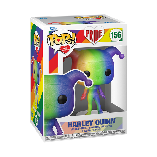 POPs! with Purpose - DC Pride #156 Harley Quinn (Rainbow Glitter)