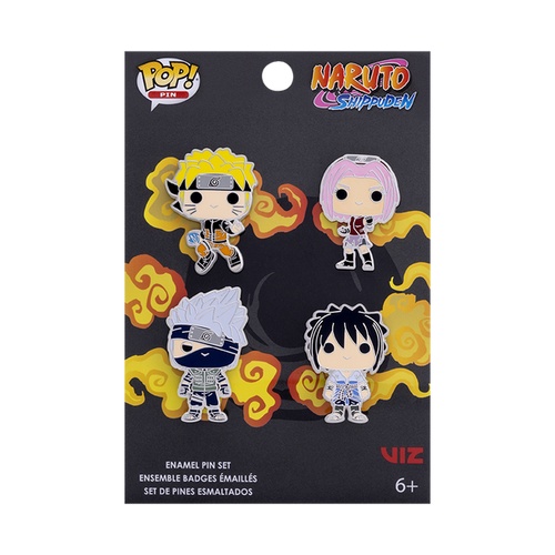 POP! Pin: Naruto Shippuden - Team 7 4-pack Set