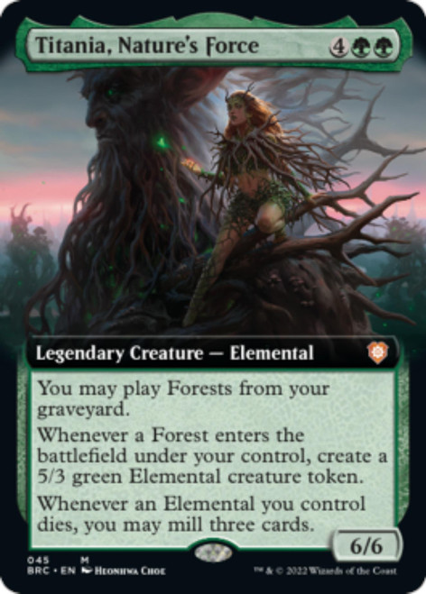 Titania, Nature's Force (Extended Art foil)