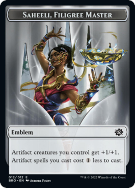 The Brothers' War - Saheeli, Filigree Master Emblem