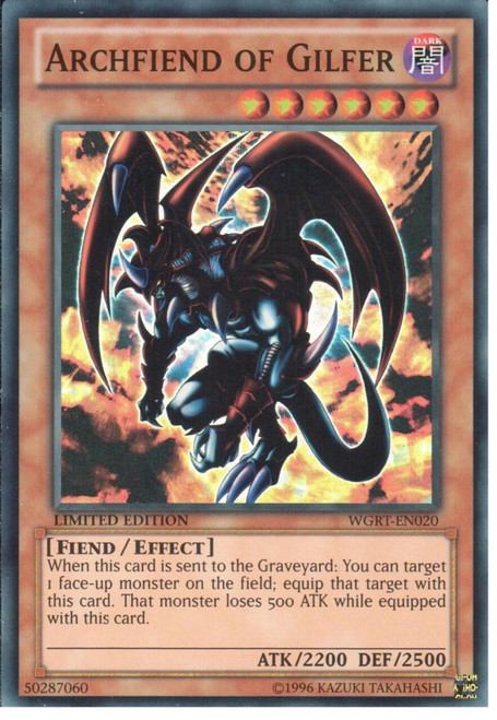 WGRT-EN020 Archfiend of Gilfer