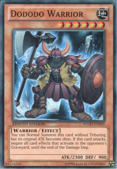 WGRT-EN059 Dododo Warrior