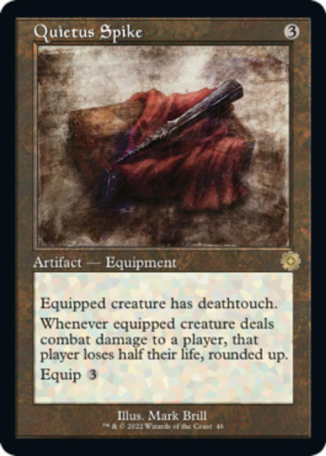 Quietus Spike (foil) | The Brothers' War Retro Artifacts