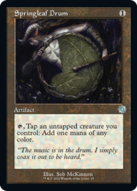 Springleaf Drum (foil) | The Brothers' War Retro Artifacts