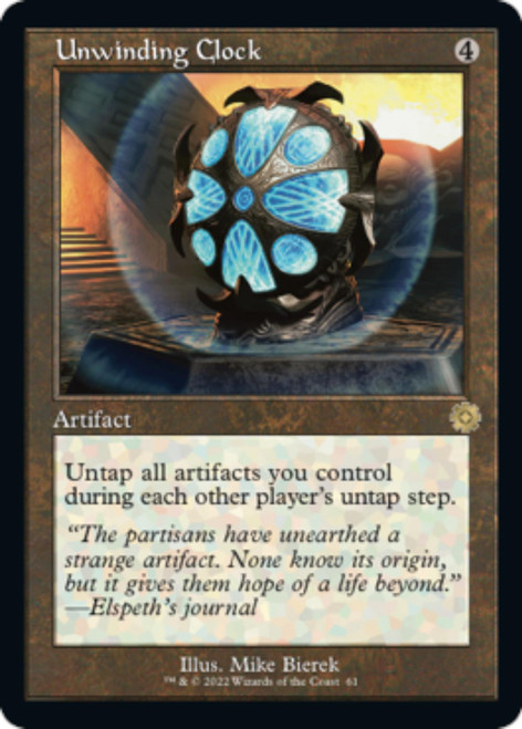 Unwinding Clock (foil) | The Brothers' War Retro Artifacts