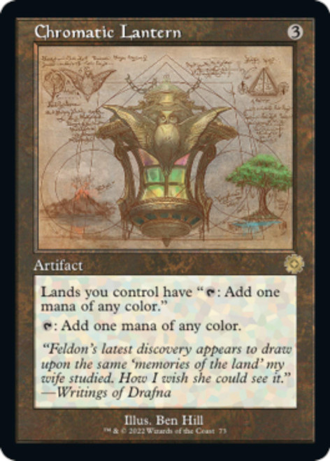 Chromatic Lantern (Schematic Art foil) | The Brothers' War Retro Artifacts